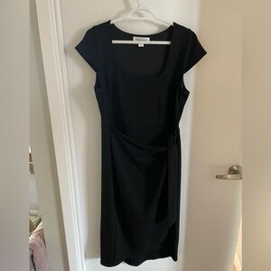 AdditionElle Black Wrap Dress